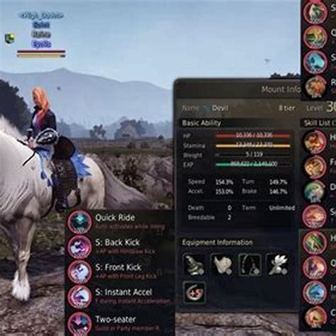 horses learning skill bdo.